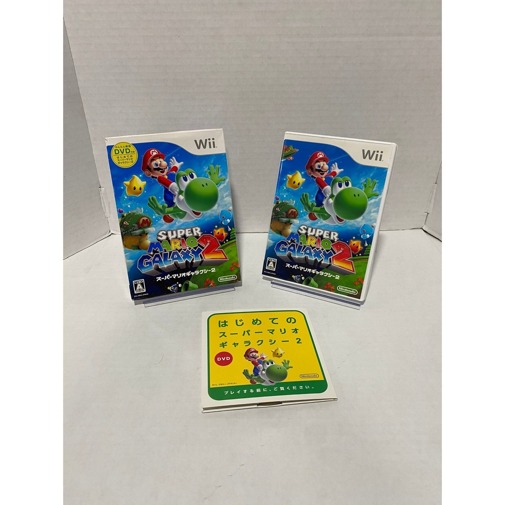 Nintendo Super Mario Galaxy 2 Wii Japanese NTSC-J Bonus DVD Excellent
